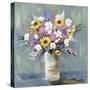 Mixed Pastel Bouquet I-Jade Reynolds-Stretched Canvas