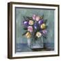 Mixed Pastel Bouquet II-Jade Reynolds-Framed Art Print