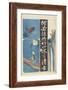 Mixed Print of Calligraphies and Paintings, Early 19th Century-Utagawa Hiroshige-Framed Giclee Print