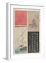 Mixed Print of Old, New Calligraphies and Paintings, December 1853-Utagawa Hiroshige-Framed Giclee Print