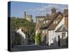 Mixed Red Brick Dwellings Approaching Arundel Castle, Arundel, West Sussex, England, UK, Europe-James Emmerson-Stretched Canvas