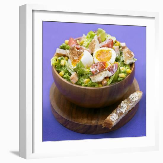 Mixed Salad with Chicken Breast and Egg-Bernard Radvaner-Framed Photographic Print