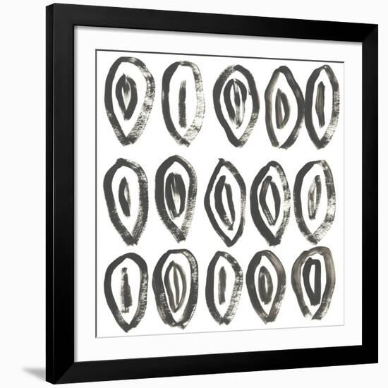 Mixed Signals II-June Vess-Framed Art Print