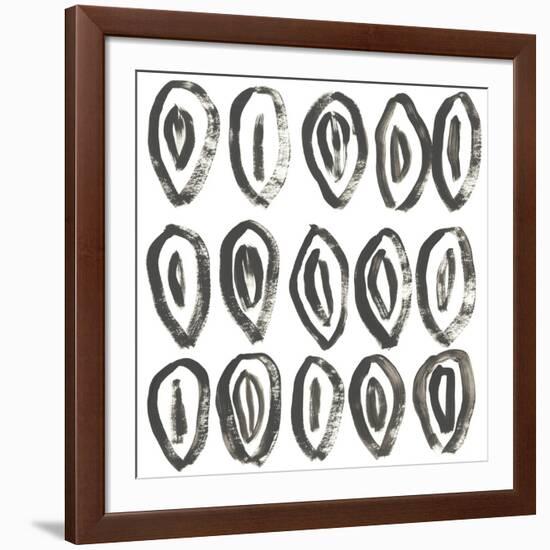 Mixed Signals II-June Vess-Framed Art Print