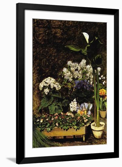 Mixed Spring Flowers-Pierre-Auguste Renoir-Framed Art Print