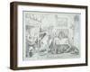 Mixing a Recipe for Corns, 1835-George Cruikshank-Framed Giclee Print