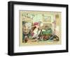 Mixing a Recipe for Corns, Published by G. Humphrey, London, December 4Th, 1822-George Cruikshank-Framed Giclee Print