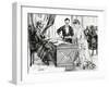 Mixing Wine and Water to Symbolise Union at a Masonic Wedding in France, C.1900-null-Framed Giclee Print