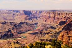 Grand Canyon Panorama-MixMotive-Stretched Canvas