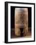 Mixtec Civilization, Mexico, Wooden Drum with Figure of Eagle, from Malinalco-null-Framed Giclee Print