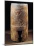 Mixtec Civilization, Mexico, Wooden Drum with Figure of Eagle, from Malinalco-null-Mounted Giclee Print