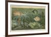 Mixture of Fish Octopus Crabs Sea Horses and Shellfish on the Sea Bed-null-Framed Photographic Print