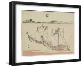 Miya, 1799-1802-Katsushika Hokusai-Framed Giclee Print