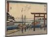 Miya, 1837-1844-Utagawa Hiroshige-Mounted Giclee Print