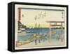 Miya, 1837-1844-Utagawa Hiroshige-Framed Stretched Canvas