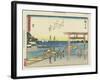 Miya, 1837-1844-Utagawa Hiroshige-Framed Giclee Print