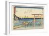 Miya, 1837-1844-Utagawa Hiroshige-Framed Giclee Print