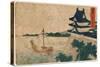 Miya-Katsushika Hokusai-Stretched Canvas