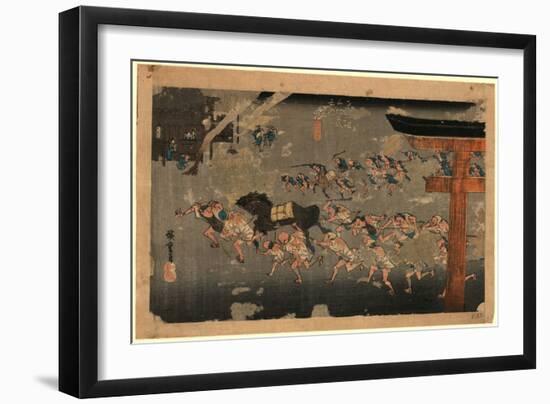 Miya-Utagawa Hiroshige-Framed Giclee Print