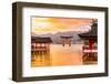 Miyajima, the Famous Floating Torii Gate, Japan.-Luciano Mortula - LGM-Framed Photographic Print