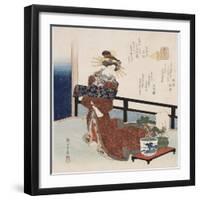 Miyako No Hana 'Flower of the Capital'-Yanagawa Shigenobu II-Framed Giclee Print