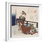 Miyako No Hana 'Flower of the Capital'-Yanagawa Shigenobu II-Framed Giclee Print