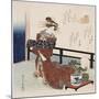 Miyako No Hana 'Flower of the Capital'-Yanagawa Shigenobu II-Mounted Giclee Print