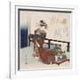 Miyako No Hana 'Flower of the Capital'-Yanagawa Shigenobu II-Framed Giclee Print