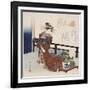 Miyako No Hana 'Flower of the Capital'-Yanagawa Shigenobu II-Framed Giclee Print