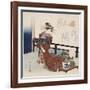 Miyako No Hana 'Flower of the Capital'-Yanagawa Shigenobu II-Framed Giclee Print