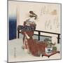 Miyako No Hana 'Flower of the Capital'-Yanagawa Shigenobu II-Mounted Giclee Print