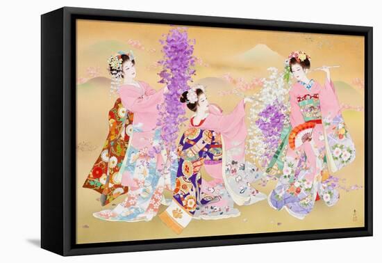 Miyako Odori-Haruyo Morita-Framed Stretched Canvas