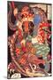 Miyamoto Musashi Killing a Giant Nue-Kuniyoshi Utagawa-Mounted Giclee Print