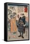 Miyamoto Musashi-Utagawa Kuniyoshi-Framed Stretched Canvas