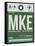 MKE Milwaukee Luggage Tag II-NaxArt-Framed Stretched Canvas