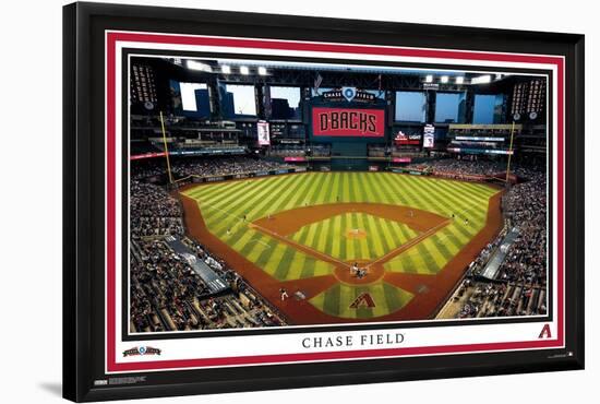 MLB Arizona Diamondbacks - Chase Field 22-Trends International-Framed Poster