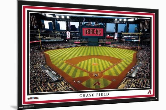 MLB Arizona Diamondbacks - Chase Field 22-Trends International-Mounted Poster