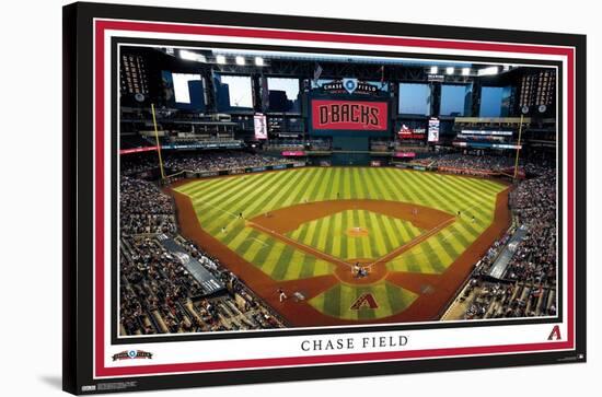 MLB Arizona Diamondbacks - Chase Field 22-Trends International-Stretched Canvas