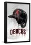 MLB Arizona Diamondbacks - Drip Helmet 22-Trends International-Framed Poster