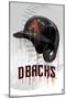 MLB Arizona Diamondbacks - Drip Helmet 22-Trends International-Mounted Poster