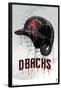 MLB Arizona Diamondbacks - Drip Helmet 22-Trends International-Framed Poster