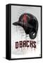 MLB Arizona Diamondbacks - Drip Helmet 22-Trends International-Framed Stretched Canvas