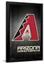 MLB Arizona Diamondbacks - Logo 16-Trends International-Framed Poster