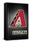 MLB Arizona Diamondbacks - Logo 16-Trends International-Framed Stretched Canvas