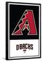MLB Arizona Diamondbacks - Logo 22-Trends International-Framed Poster