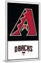 MLB Arizona Diamondbacks - Logo 22-Trends International-Mounted Poster