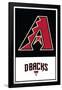 MLB Arizona Diamondbacks - Logo 22-Trends International-Framed Poster