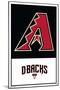 MLB Arizona Diamondbacks - Logo 22-Trends International-Mounted Poster