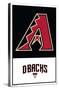 MLB Arizona Diamondbacks - Logo 22-Trends International-Stretched Canvas