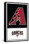 MLB Arizona Diamondbacks - Logo 22-Trends International-Framed Stretched Canvas